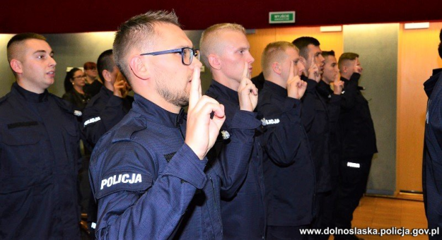 Nowi policjanci na Dolnym Śląsku