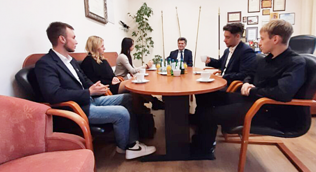 Starosta spotkał się z przedstawicielami Młodzieżowej Rady Powiatu Ząbkowickiego