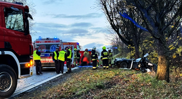 Poważny wypadek z udziałem dwóch aut na krajowej ósemce w Boguszynie