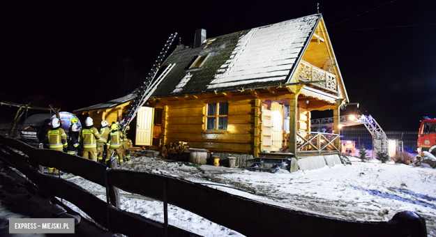 	Pożar w budynku mieszkalnym w Laskach