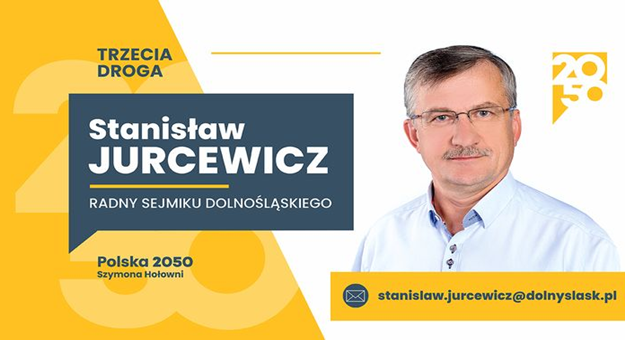 Stanisław Jurcewicz - nr 2 do Sejmiku Dolnośląskiego z listy Trzeciej Drogi