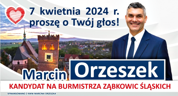 Marcin Orzeszek - kandydat na burmistrza Ząbkowic Śląskich