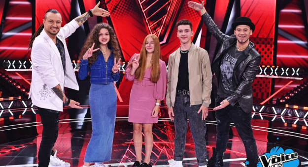 Finaliści "The Voice Kids 7": Wiktoria, Milena i Nikodem z grupy Barona i Tomsona