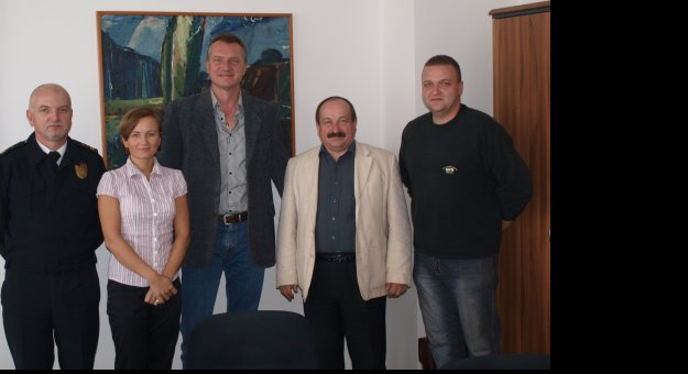 Delegacja Ziębic z wizytą w Jaromierzu