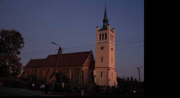 Poświęcenie dachu i wieży kościelnej