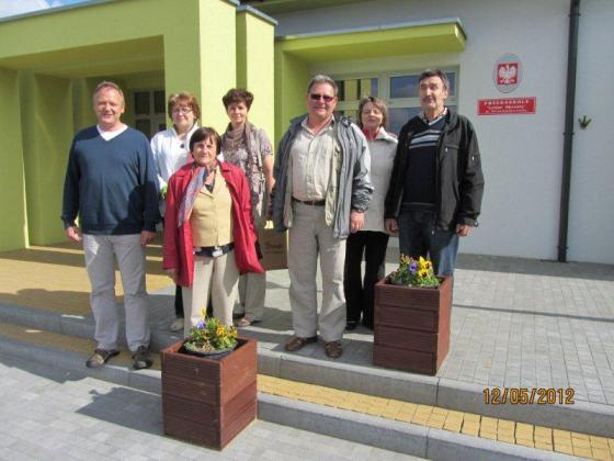 Delegacja sołtysów w Tarnowie Podgórnym