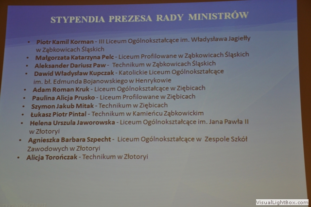 Piotr Korman odebrał stypendium