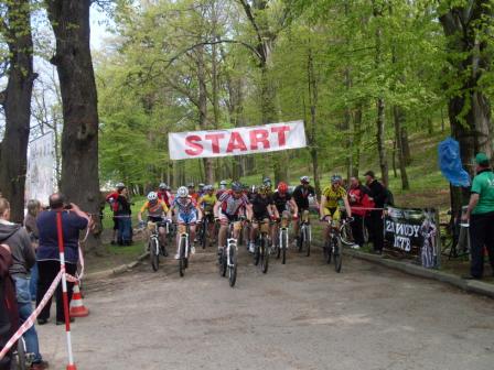 Zawody MTB w Kamieńcu Ząbkowickim 