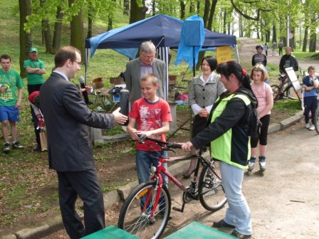 Zawody MTB w Kamieńcu Ząbkowickim 