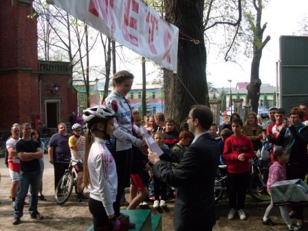 Zawody MTB w Kamieńcu Ząbkowickim 