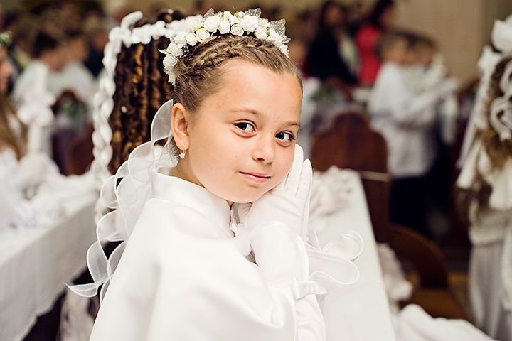 Pierwsza Komunia Święta w kościele św. Anny