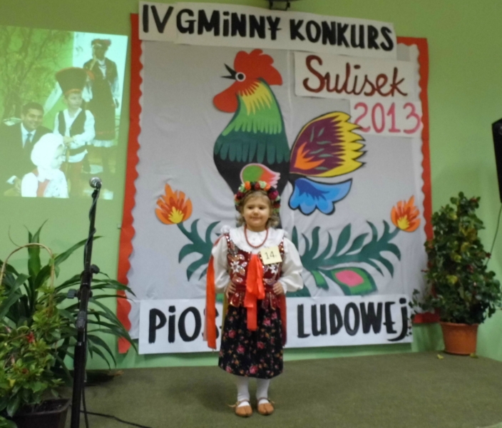 Gminny Konkurs Piosenki Ludowej Sulisek 2013