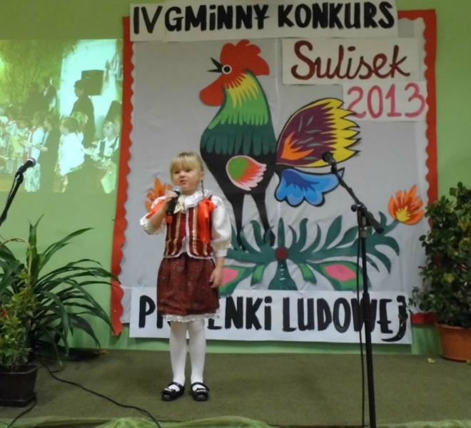 Gminny Konkurs Piosenki Ludowej Sulisek 2013