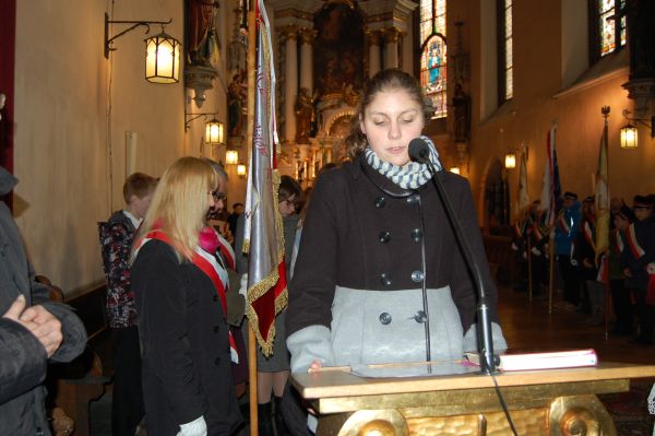 Uroczystość nadania szkole imienia Noblistów Polskich.