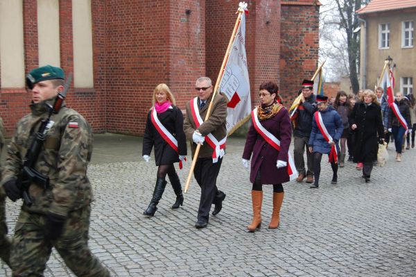 Uroczystość nadania szkole imienia Noblistów Polskich.