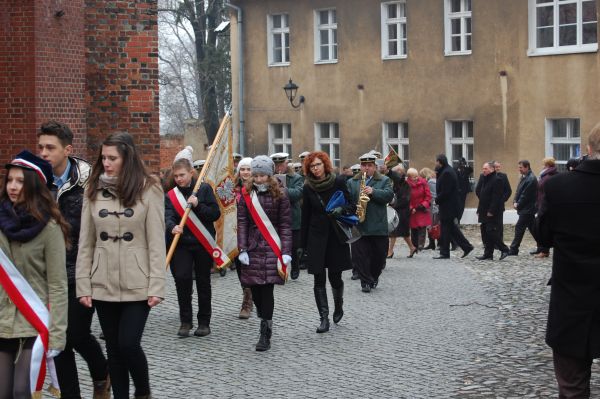 Uroczystość nadania szkole imienia Noblistów Polskich.