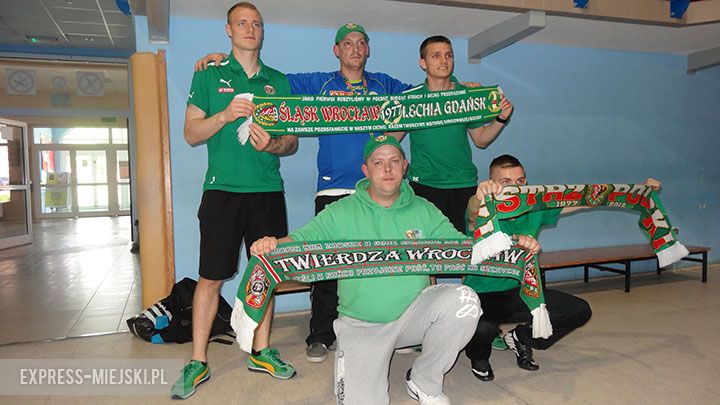 Paweł Zieliński i Wojciech Pawłowski reprezentowali wrocławski klub na spotkaniu w ząbkowickim gimna