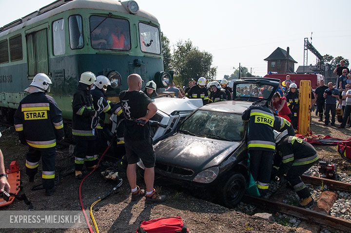 Pozorowany wypadek w Kamieńcu Ząbkowickim