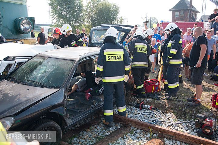 Pozorowany wypadek w Kamieńcu Ząbkowickim