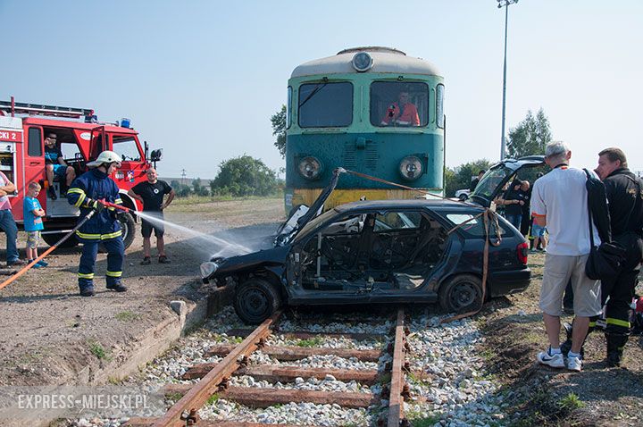 Pozorowany wypadek w Kamieńcu Ząbkowickim