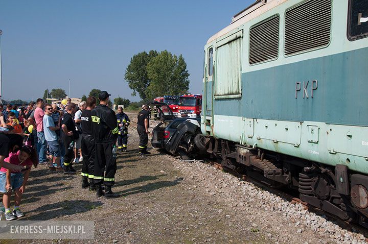 Pozorowany wypadek w Kamieńcu Ząbkowickim