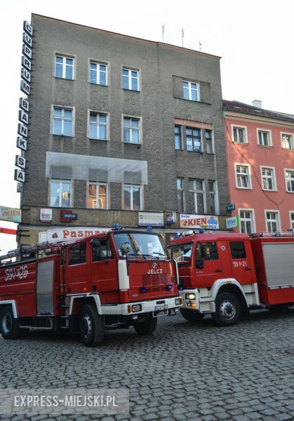 Pożar kamienicy w Ząbkowicach Śląskich.