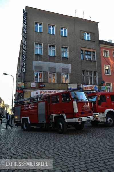 Pożar kamienicy w Ząbkowicach Śląskich.