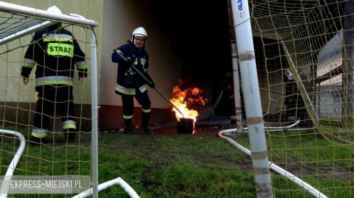 Dwóch nieletnich doprowadziło do pożaru na terenie szatni klubowej Unii Bardo