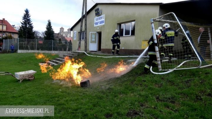 Dwóch nieletnich doprowadziło do pożaru na terenie szatni klubowej Unii Bardo