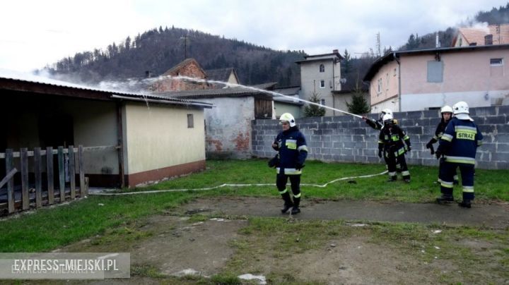 Dwóch nieletnich doprowadziło do pożaru na terenie szatni klubowej Unii Bardo