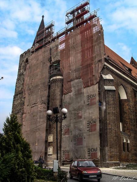 Remont ziębickiej bazyliki trwa od trzech miesięcy. Efekty prac są już widoczne