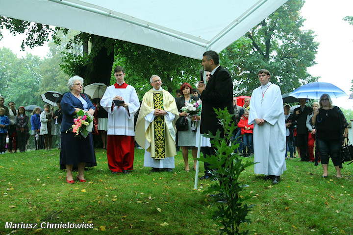 Zasadzili dąb ku pamięci Franciszka Wiatera w ramach akcji „Katyń... ocalić od zapomnienia”