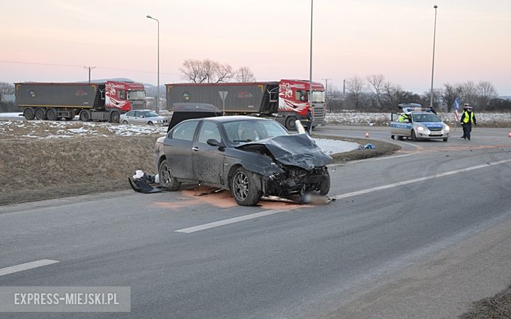 Wypadek na małej obwodnicy Ząbkowic Śląskich