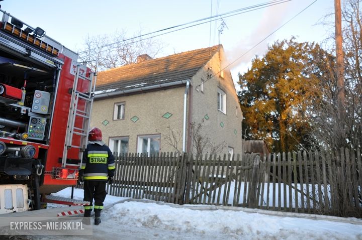 Pożar w budynku mieszkalnym