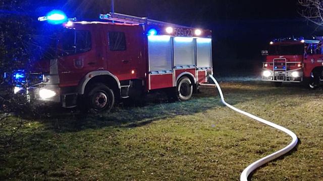 Pożar domków letniskowych na „Bartnikach”