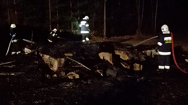 Pożar domków letniskowych na „Bartnikach”