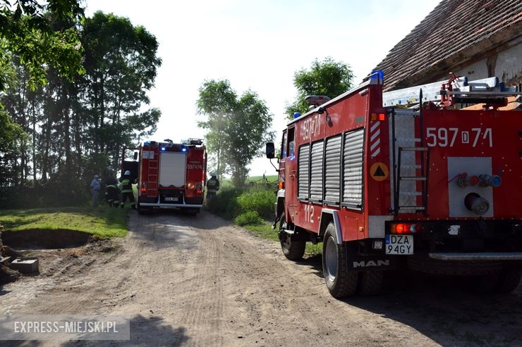 Pożar stodoły w Stolcu