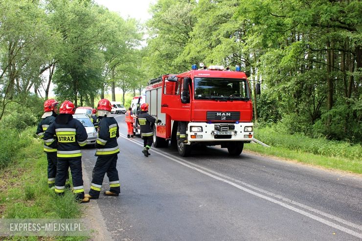 Zdarzenie drogowe między Stolcem a Ząbkowicami Śląskimi