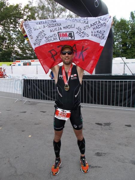 Wojciech Ptak wziął udział w zawodach triathlonowych Ironman w Zurichu