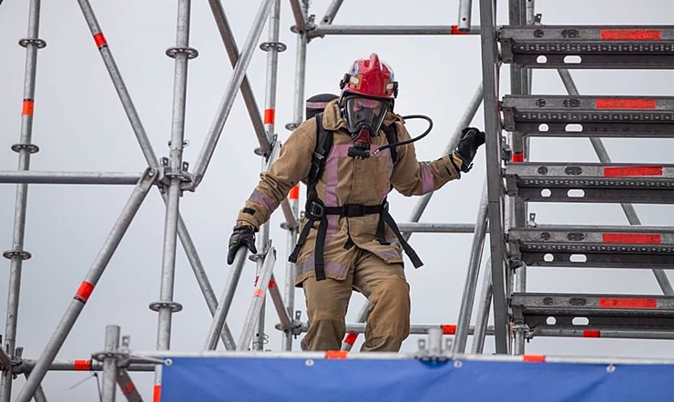 Firefighter Combat Challenge 2017 z ząbkowickimi strażakami