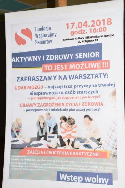 Drugie spotkanie seniorów z wrocławskimi lekarzami w Bardzie 