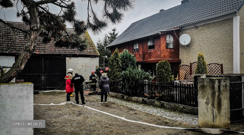 Pożar w budynku mieszkalnym w Niedźwiedziu 