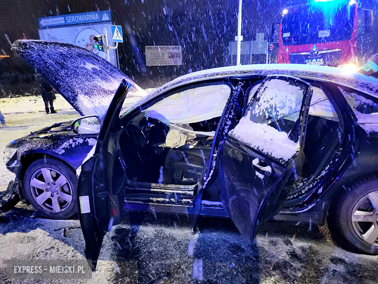 Wypadek na skrzyżowaniu krajowej ósemki z ul. Bohaterów Getta