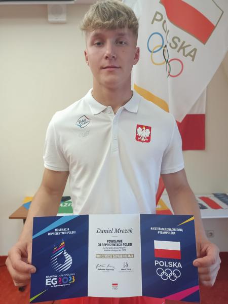 Daniel Mrozek z Chwalisławia będzie reprezentował Polskę na Igrzyskach Europejskich 2023