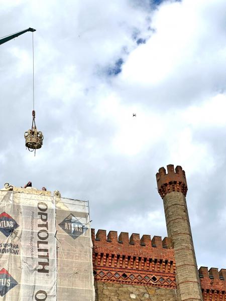 Kolejne elementy Pałacu Marianny Orańskiej wróciły na swoje historyczne miejsce