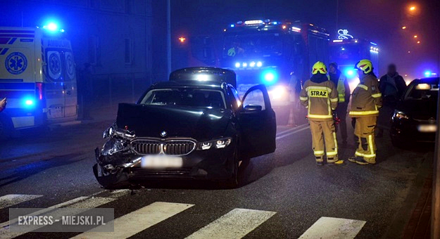 Zderzenie bmw i renault w Złotym Stoku