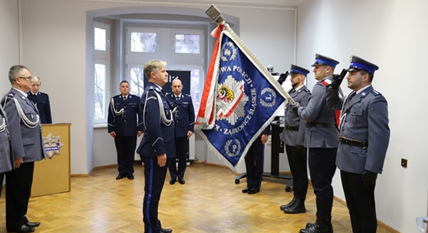 Uroczyste powierzenie obowiązków nowemu Komendantowi Powiatowemu Policji w Ząbkowicach Śląskich