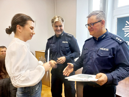 Święto służby cywilnej w Komendzie Powiatowej Policji w Ząbkowicach Śląskich