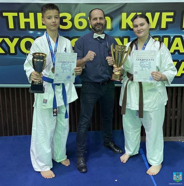 Członkowie Ząbkowickiego Klubu Karate Kyokushin na podium mistrzostw Europy