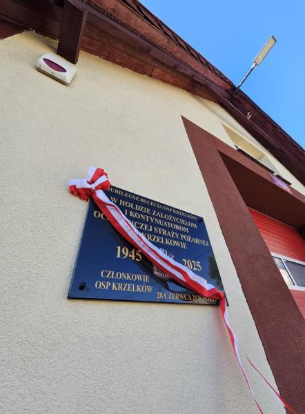 80 lat działalności jednostki Ochotniczej Straży Pożarnej w Krzelkowie